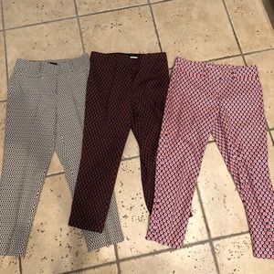 Ann Taylor Pants - 3 pair sized 8 and 8P